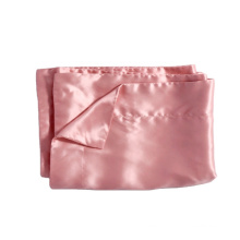 High Quality 22mm Hidden Zipper closure Silk Pillowcase Stain Pillowcase with Label